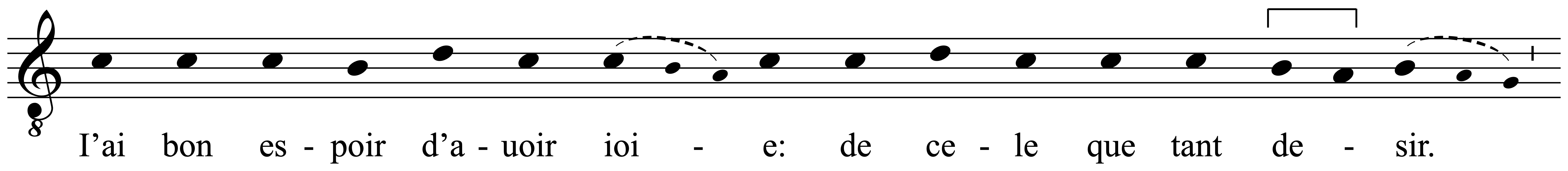 Work musical notation